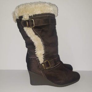 Canyon River Blues Women's Brown Faux Fur boots